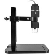 Resim Samdoo Usb Dijital Mikroskop 1000x Büyütme, 8 Led Işık, Yüksek Çözünürlük, Ayarlanabilir Stand - Siyah 