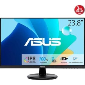 Resim Asus 23.8" IPS VA24DQFR 1ms 100HZ Hdmı-Dp Multımedya Monitör 1920X1080 