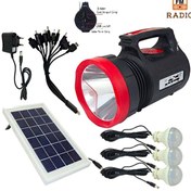 Resim kar-bul Radyolu Mp3 Müzik Çalar Sdkart Usb Bellek Güneş Enerjili Acil Durum Aydınlatma Solar Kamp 906 