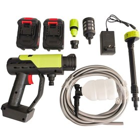 Resim Oto Yıkama Tabançası 300w Basınçlı Şarjlı Yedek Bataryalı 