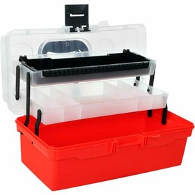 Resim Albastar Şeffaf Kapaklı Balıkçı Çantası 15inç - Standart 