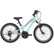 Resim Bisan Gazelle Çocuk Bisikleti 28 Cm V 20 Jant 18 Vites Turkuaz Koyu Pembe 