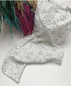 Resim Kutup Ayısı Müslin Örtü Ve 3'Lü Mendil Seti Çok Renkli 