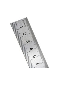 Resim Rox 0199 Çift Taraflı Çelik Cetvel 300 Mm Gümüş 