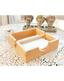 Resim Luca Mia Milano Bambu Peçetelik 2 Adet 