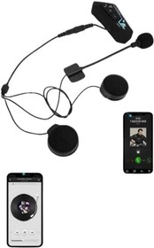 Resim Intercom Bluetooth Kask Kulaklık Motosiklet Kulaklık 5.0 Bluetooth 