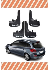 Resim Renault Clio 3 Stw 2006-2012 Sports Yazılı 4'Lü Tozluk Çamurluk P 