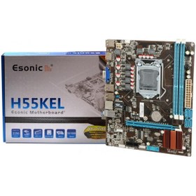 Resim IZOLY Esonic H55-kel Intel H55 1333 Mhz Ddr3 Soket 1156 Matx Anakart 