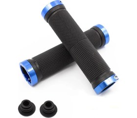 Resim Huoxun Shop C Mavi Stil Mtb Bmx Yol Dağ Bisikleti Için Kilitlenebilir Alüminyum Bisiklet Handlegrip- Türkçe E-Ticaret Başlığı (Yurt Dışından) 