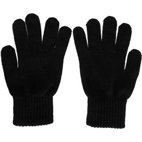 Resim Belifanti Collection Termal Kışlık Yün Eldiven Siyah 