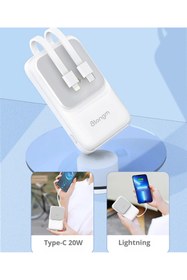 Resim AyShop Atongm Magsafe Özellikli 22.5W 10.000mAh Type-C Lightning Powerbank 