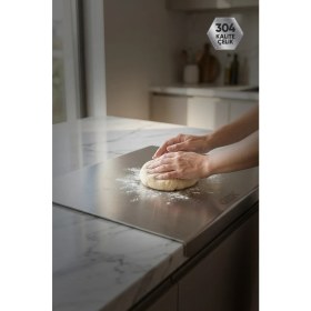 Resim Gbk Mühendislik Ve Makine Gbk Paslanmaz Çelik Kesme Tahtası 50X60 cm 