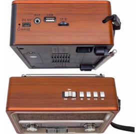 Resim Everton RT-305 El Feneri Özellikli Bluetooth Nostaljik Radyo 