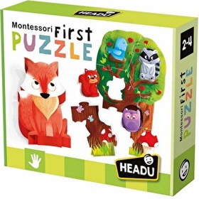 Resim Headu Montessori First Puzzle The Forest (2-4 Yaş) 
