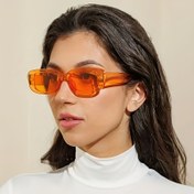 Resim Kadınlar için 3 adet Vintage Tarzı Portakal Gözlüğü - Asetat Çerçeve, Tam Kenar, Kalın Lensli Dekoratif Gözlükler, Günlük Kıyafetler İçin İdeal, Moda Aksesuarları|Vintage Tarzı Gözlükler|Dekoratif Lensler, Pil Olmadan 