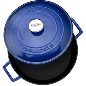Resim Lava Folk Çok Amaçlı Döküm Demir Sığ Tencere Çap 28 CM 