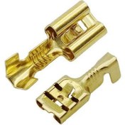 Resim Atarex 6.3mm Tırnaklı Dişi Fiş Terminal Kablo Ucu 20 Adet 