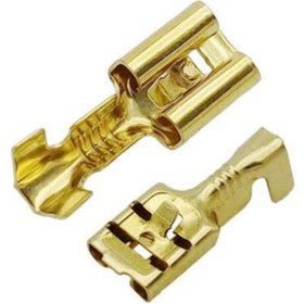 Resim Atarex 6.3mm Tırnaklı Dişi Fiş Terminal Kablo Ucu 20 Adet 