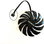 Resim Everflow Gigabyte Geforce Gtx 1080 Gtx1070 1060 1050 Ti Fan Mini 3 Vida 4 Pin 85mm Fan 