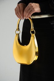 Resim By EDUU Sunshine Tasarım Model Metal Omuz Gold Abiye Çanta 