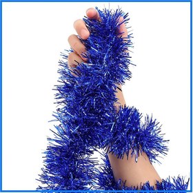 Resim Nessiworld Parti İçin Sim Süs 2 Metre Uzunluk 6 cm Genişlik Mavi Renk İthal 