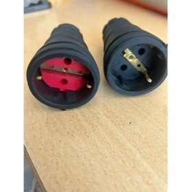 Resim Kauçuk Topraklı Dişi Fiş Tekli 