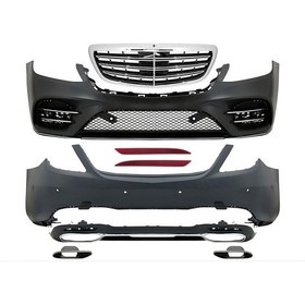 Resim Mercedes W222 Amg S450 Body Kit, 0-0-çıkış, Pdcli: Arka, Panj-lu, 