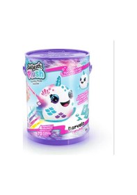 Resim Airbrush Plush Neon Boyanıp Yıkanabilen Peluş Balina Mor 