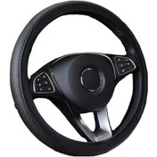 Resim Yulong Ximistore9 "deri Dikişli Anti-kaymalı Direksiyon Kılıfı - Göl Mavisi 