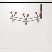 Resim Teknotel Kapı Arkası Askısı Ahşap Topuz Krom Mg088 Krom 