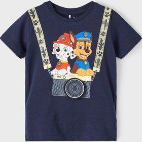 Resim name it T-shirt, 24-36 Ay, Lacivert 