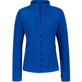 Resim 2As Cara Kadın Tam Fermuarlı İnce Polar Sweatshirt Mavi 