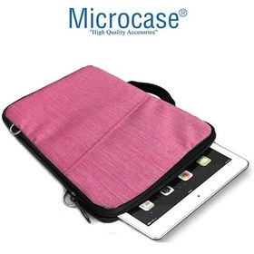 Resim Microcase Apple Uyumlu iPad Pro 11 2025 Tablet Tablet Çanta+türkçe Bluetooth Klavye +mouse+ Standı - Pembe Al8127 Omuz Çantası 