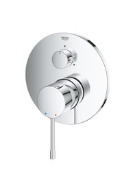 Resim Grohe Essence 24092001 3 Çıkışlı Divertörlü Ankastre Banyo Duş Bataryası Krom 