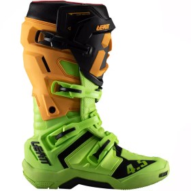 Resim Leatt GPX 4.5 V23 cross enduro motosiklet botu siyah fluo yeşili 40.5 25.5 cm `+ Ücretsiz Gmoto 10in1 Çok Amaçlı Alet 