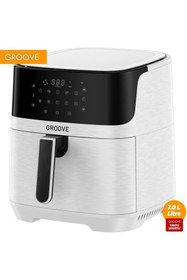Resim AyrStore Groove Max XXL 7L 1800W WiFi Smart Airfryer Air Fryer Yağsız Sıcak Hava Fritözü Beyaz 