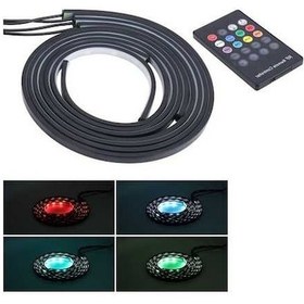 Resim Wondernest 90cm/120cm 4'ü 1 Arada Rgb Dekoratif Şase Işığı, Ses Kontrolü, Uzaktan Kumandalı, Dc 12v Diğer 