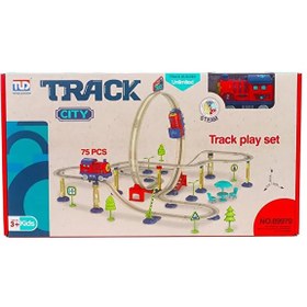 Resim Seher Oyuncak 75 Parça Çantalı Tren Seti - Standart / Standart 