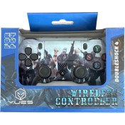Resim Yues Ps4 Uyumlu Dualshock 4 Kablosuz Joystick Wireless PS4 Oyun Kolu God Of War (Ps4 / Pc Uyumlu) + Şarj Kablosu 