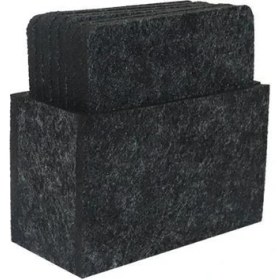 Resim Wangchuang Koyu Gri 2 40%hot8 Parça Keçe Yuvarlak Kare Altıgen Yalıtımlı Bardak Masa Üstü Kapak Isıya Dayanıklı Bardak Kahve Çay Yemek Masası Plac (Yurt Dışından) 