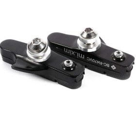 Resim Xiyyadms Mountain Bisiklet Alüminyum Çekmeceli Fren Balatası - Siyah, 2 Adet Paket 