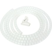Resim Guangdong Spirit 3.5m 28MM Ev Tv Bilgisayar Kablo Kablo Kablosu Düzenli Organizatör Düzenleme Kiti Aracı Beyaz - Beyaz(Yurt Dışından) 