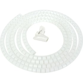 Resim Guangdong Spirit 3.5m 28MM Ev Tv Bilgisayar Kablo Kablo Kablosu Düzenli Organizatör Düzenleme Kiti Aracı Beyaz - Beyaz(Yurt Dışından) 