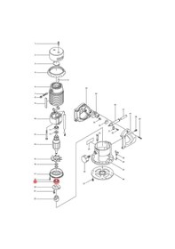 Resim Makita 3601B Rulman 6201 Ürün Kodu 211129-9 