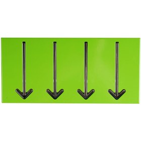 Resim AHCETECH Yeşil Duvar Portmanto 4 Askılı 