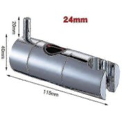 Resim Evrensel El Duşu Duvar Aparatı İçin Duş Başlığı Tutucusu 32 Mm Tek Kelime 