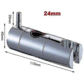 Resim Evrensel El Duşu Duvar Aparatı İçin Duş Başlığı Tutucusu 32 Mm Tek Kelime 