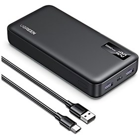 Resim Ugreen 25683 20.000 mAh PD 3.0 Hızlı Şarj Powerbank Siyah 