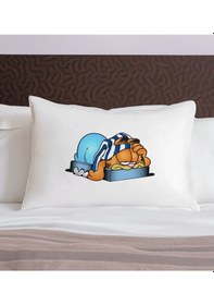 Resim Bk Gift Eğlenceli Kedi Tasarımlı Pamuklu Yastık Kılıfı-6 50x70cm , Sevgiliye , Ev si, Tasarım Ev Tekstili 