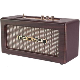 Resim Madison FREESOUND-VINTAGE-WD - MADISON - USB, Bluetooth ve AUX-IN özellikli, pille çalışan klasik hoparlör 
